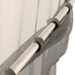 Whitebait scoop net with reinforced alloy frame