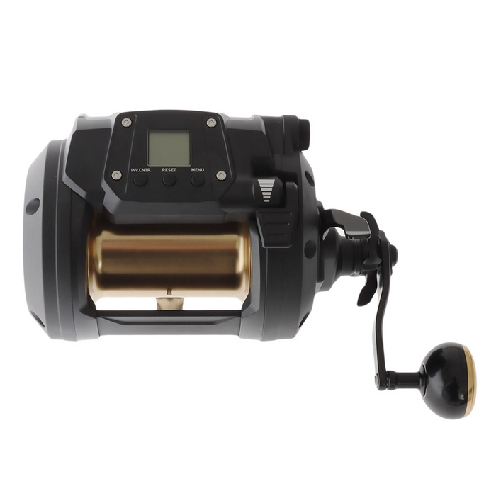Daiwa 22 Tanacom 1200 AJ Power Assist Electric Reel Spooled with 1200m 50lb X8 Rainbow Braid.