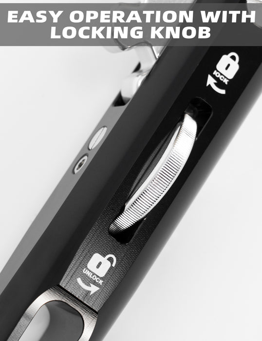 BlueWing Adjustable Bent Rod Butt V4 #2 Black