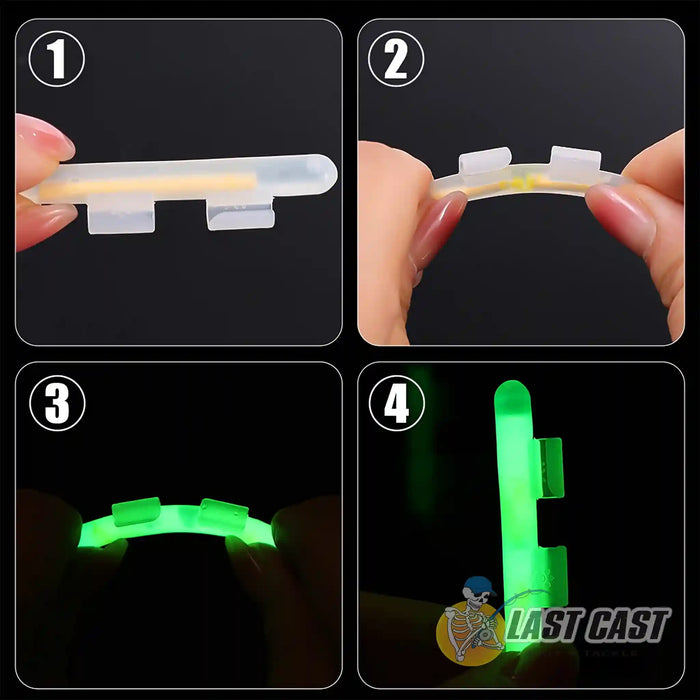 Addiction Outdoors Clip-On Light Sticks Glow in the Dark Instructions