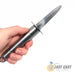 Addiction Outdoors Stainless Steel Oyster Knife Long Handle held in hand