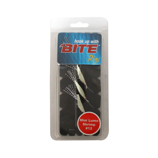Bite Mini Lumo Shrimp Flasher Rig #12 in Packaging