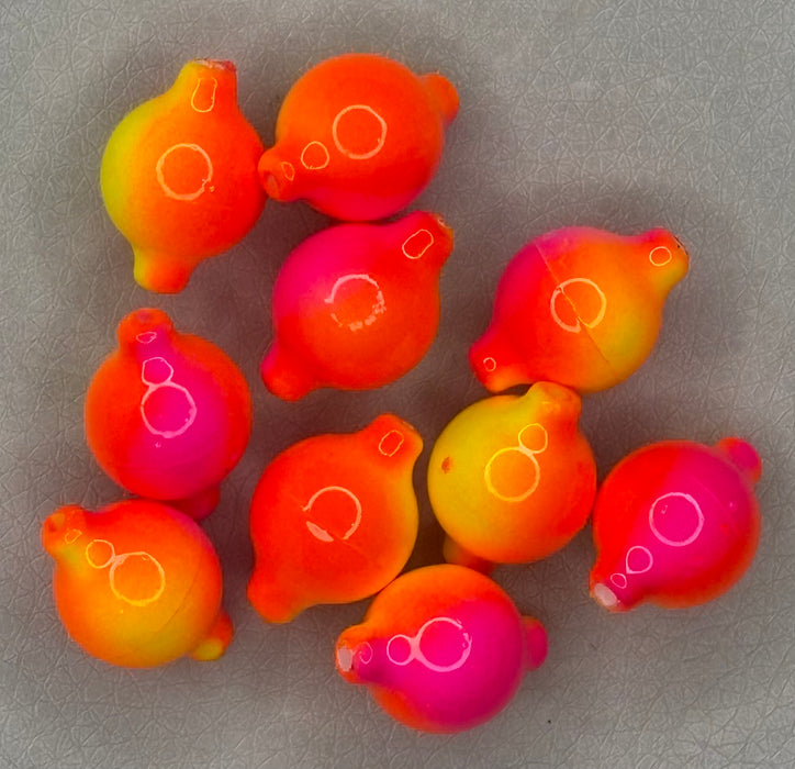 Feral Crew - Assassin Pack - 12mm UV Floats 10Pk Eventide Yellow/Orange/Pink