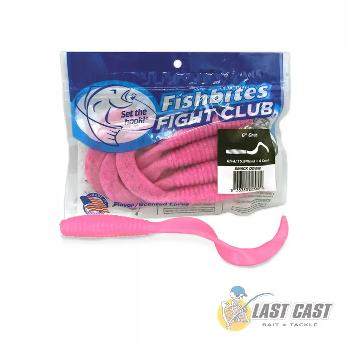 Dirty Boxer Curly Tail 6in Smack Down in Packaging with grub