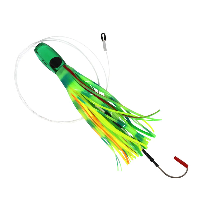 Fatboy Game Fishing Pre-Rigged 8in Viper Green Lure