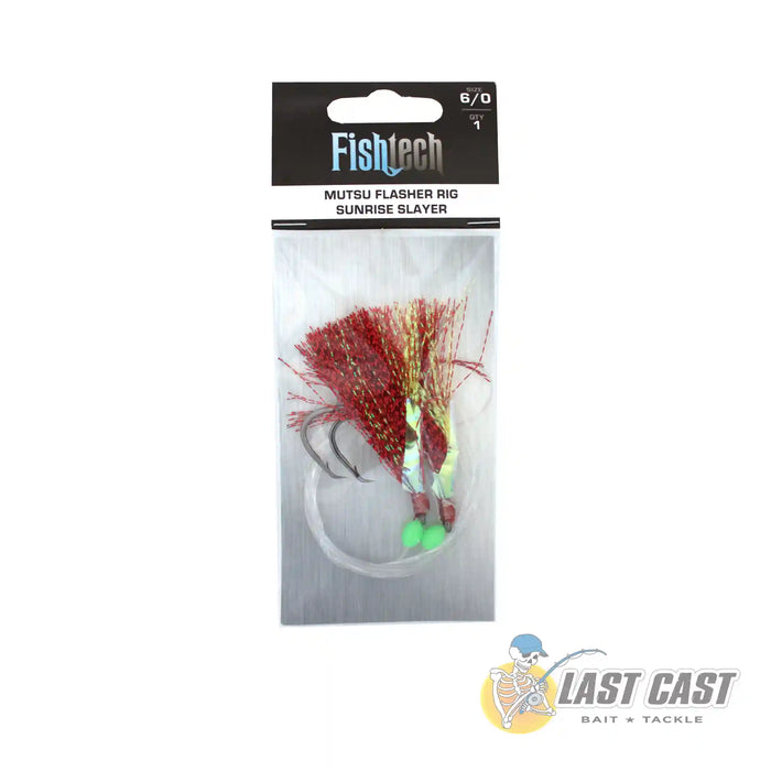 Fishtech Mutsu Flasher Rig Sunrise Slayer 6/0