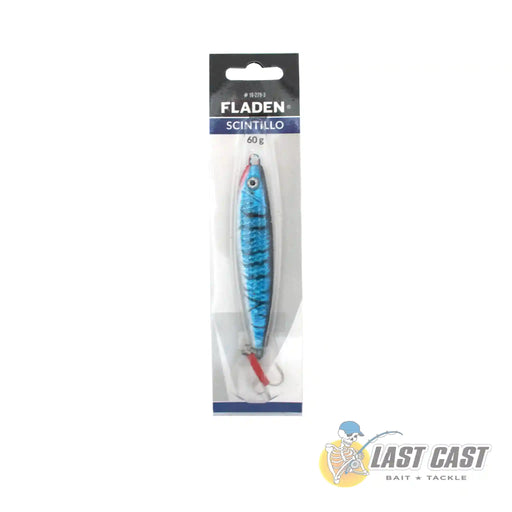 Fladen Spoon Scintillo Spinner Lure 60G in Packaging Blue
