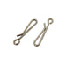 Two metal Gemini Genie Rig System link clips on a white background