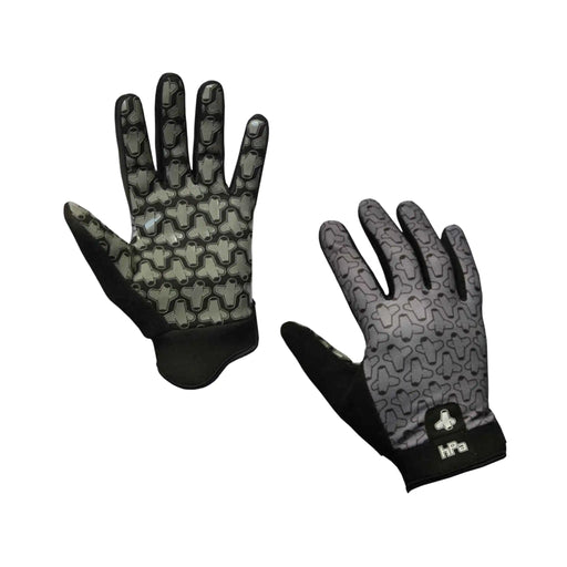 HPA Tackmax Fishing Gloves Grey Front & Back