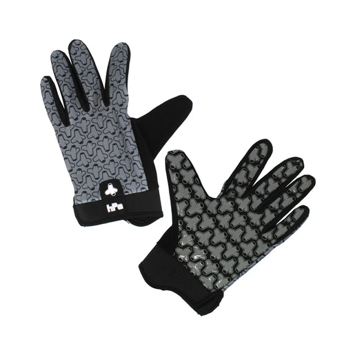 HPA Tackmax Fishing Gloves Grey Front & Back