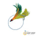 Hooker Skippy Feathers 21G Rigged 6Pck Yellow Green