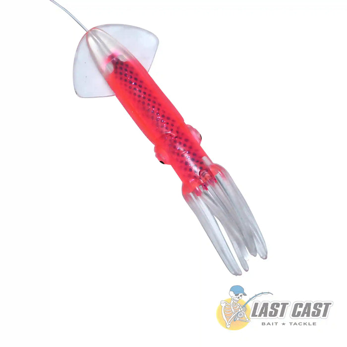 Hooker Soft Squid And Soft Bird Inline Daisy Chain 9inch Pink Squid