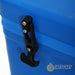 Icey-Tek Long Chilly Bin Cooler 70L Blue Latch Closeup