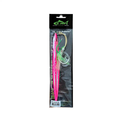 JC Jigs Rattle Jig 300g Pink in Packaging for catching Kingfish, Tuna and Hapuka