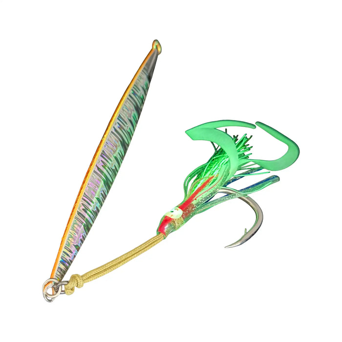 JC Jigs Electric Koheru Rattle Jigs Orange Bottom Angle Lumo