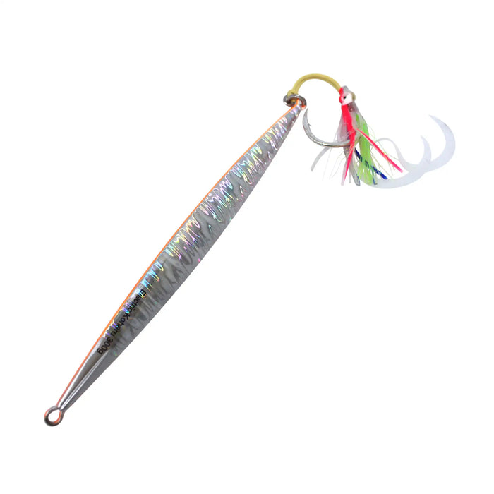 JC Jigs Electric Koheru Rattle Jigs 300g Orange Bottom View