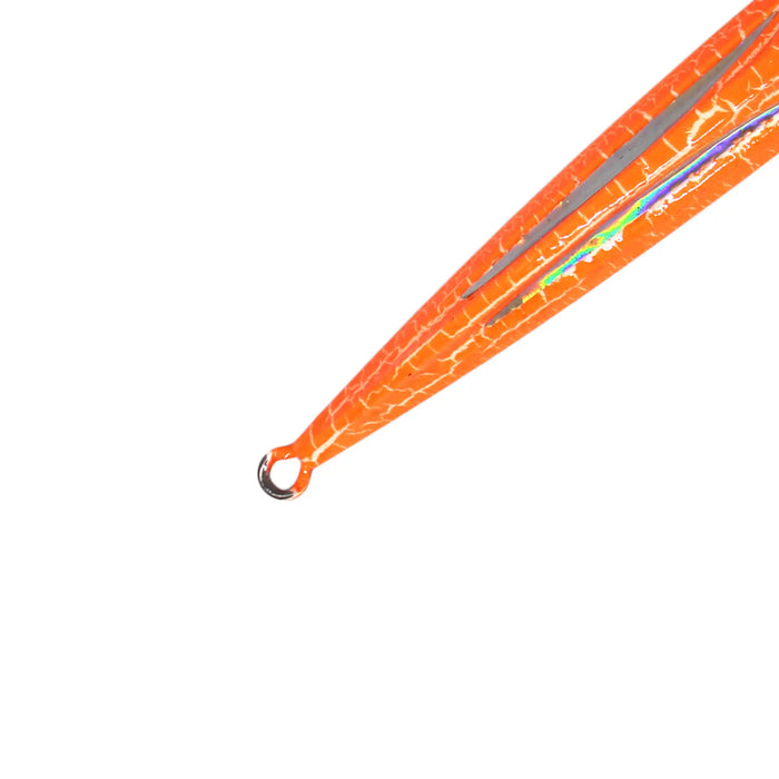 JC Jigs Electric Koheru Rattle Jigs 300g Orange Closeup Bottom Ring