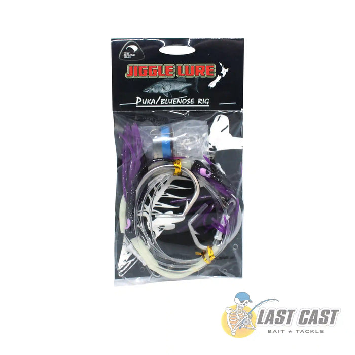 Jiggle Lure Hapuka Bluenose Rig 14/0 Squid Skirt with Diamond Light Purple in Packaging