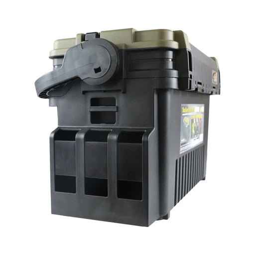 Meiho High Performance Tackle Box Versus VS-7070N Left Side View of Rod Holder Accessories