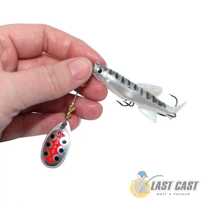 Mepps Aglia TW Minnow No3 Silver Held in Hand