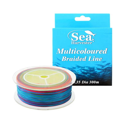 Sea Harvester Multicoloured Braided Line Spool with Packaging