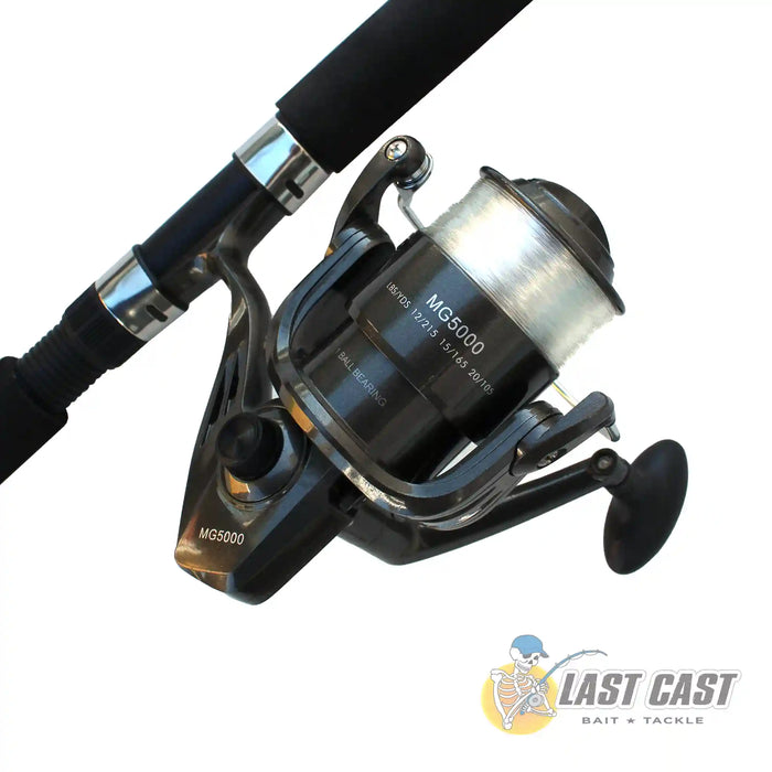 Sea Harvester Spin Rod Combo 6Ft 6In 8-10kg 2Pce Reel Closeup