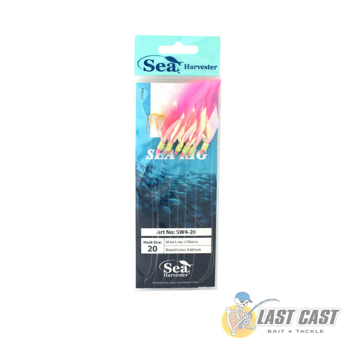 Sea Harvester Sabiki Rig #20 6 hooks in Packaging