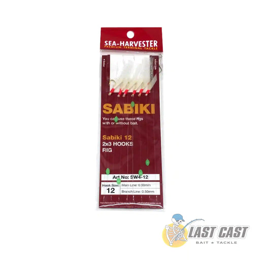 Sea Harvester Sabiki Rig 2 x 3 Hooks