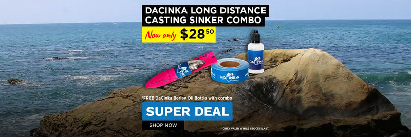 Dacinka Combo with free berley oil bottle only $28.50