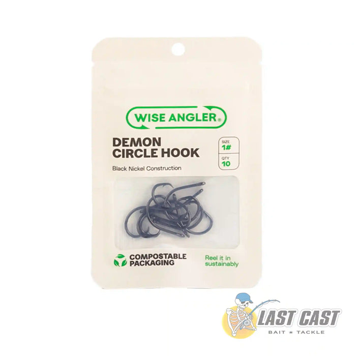 Wise Angler Demon Circle Hook in Packaging Size 1
