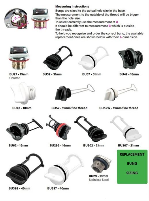 Sea Harvester - Boat Bung Plugs