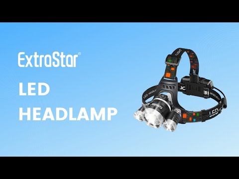 Last Cast High Power 3 Led Rechargeable Headlamp Video