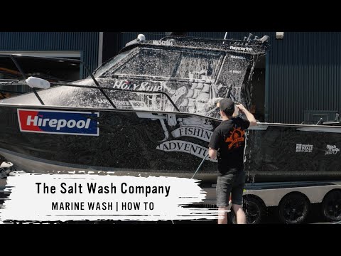 The Saltwash Company How to clean your boat with Marine Wash