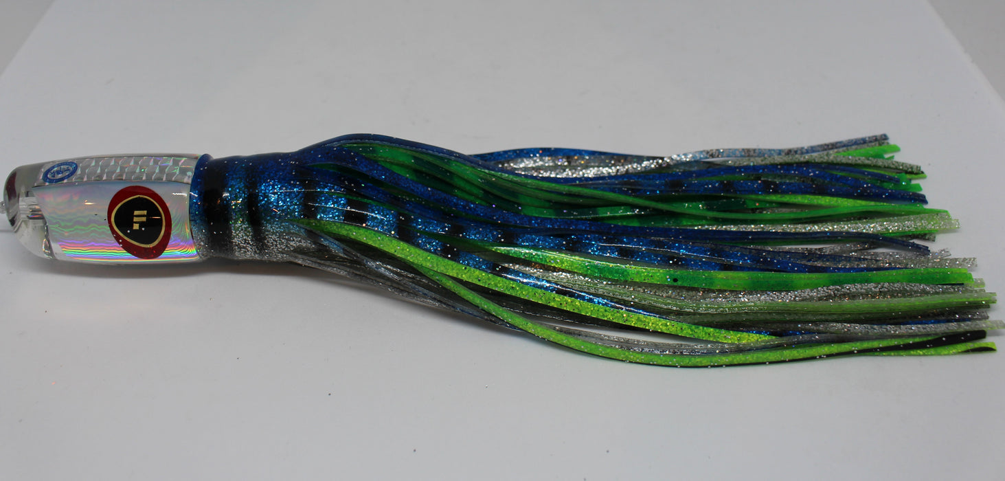 FRONTEIRA - SCORPIO SOFT COMET HEAD ANGLED - 11 INCH LURE  - BLUE SALAD II