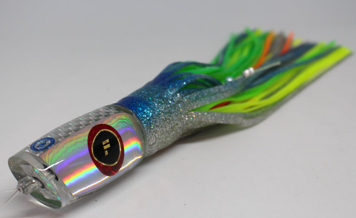 FRONTEIRA - SCORPIO SOFT COMET HEAD ANGLED - 11 INCH LURE  - BLUE SALAD I