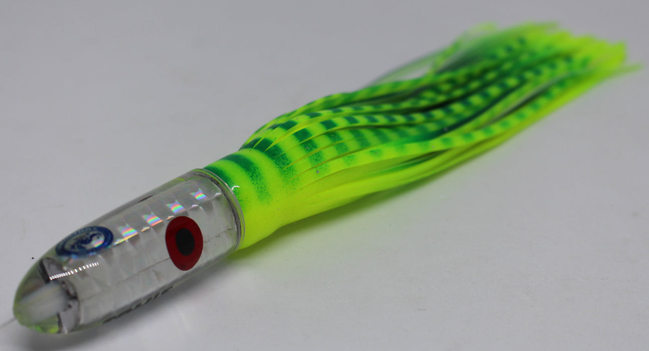 FRONTEIRA - SIRIUS SOFT BULLET HEAD - 8 INCH TUNA LURE - GREEN STRIPY II