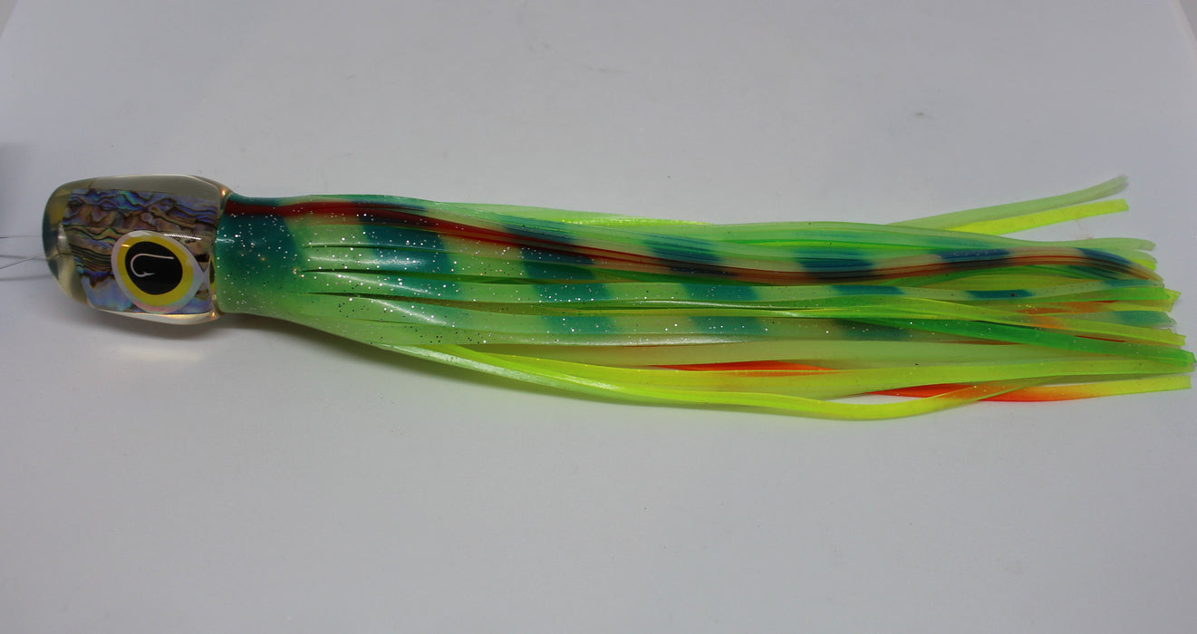 HOOKER - ALL AMERICAN PAUA HEAD - TEASER TAIL - LUMO