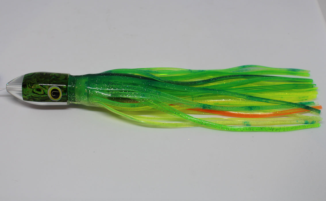 HOOKER - BULLET GREEN PAUA HEAD - TEASER TAIL - KIWIFRUIT