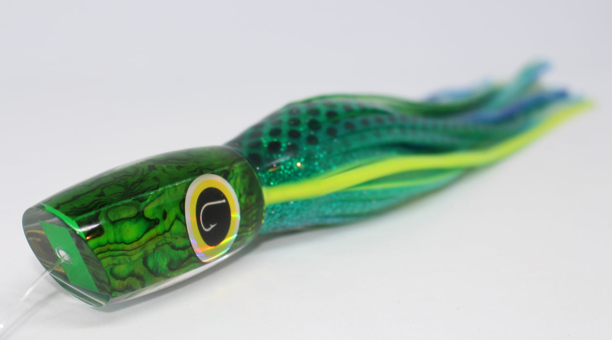 HOOKER - COMET GREEN PAUA HEAD - TEASER TAIL - KAHAWAI LUMO