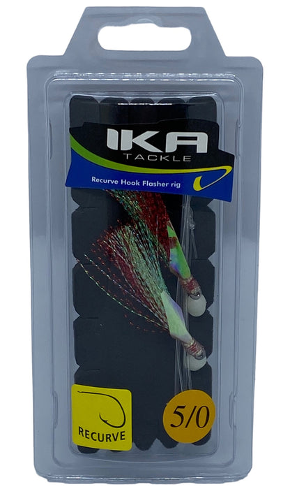 IKA - 2 HOOK FLASHER RIG YELLOW / RED