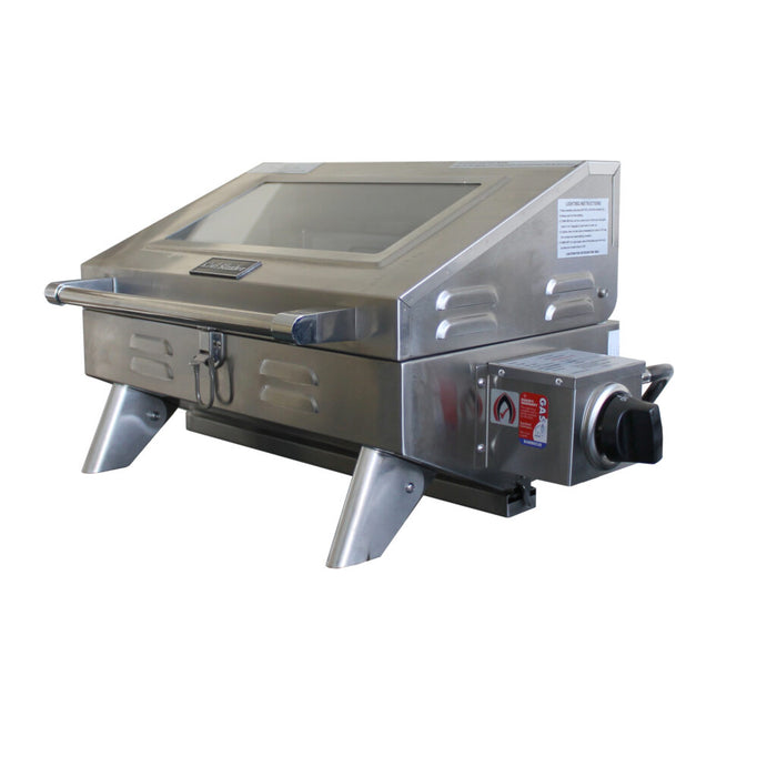 Kiwi Sizzler Portable Gas BBQ with Window Closed