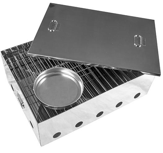 KIWI SIZZLER - TWO TRAY STAINLESS STEEL SMOKER