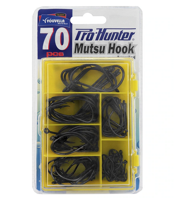 PRO HUNTER - MUTSU HOOK PACK (70 ASSORTED PIECES)