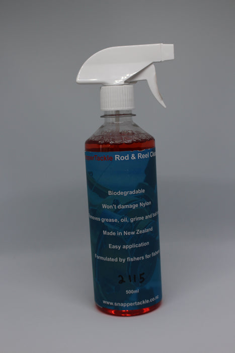 SNAPPER TACKLE ROD & REEL CLEANER SPRAY BOTTLE 500ml