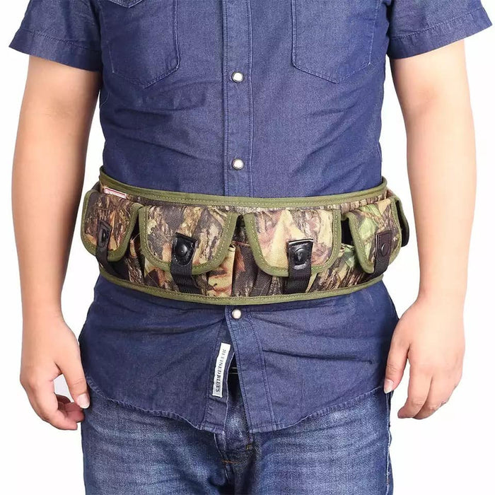 LAST CAST - TACTICAL 12/20 GAUGE AMMO BELT WITH POUCH